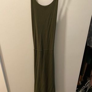 Olive green dress